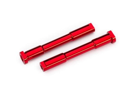 Postes de manivela de dirección (aluminio, anodizado en rojo)