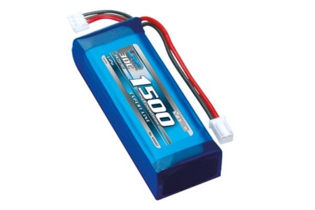 Batería LiPo SP LRP VTEC Expert Line de 1500 mAh, 2S1P, 7,4 V y 30 C, 430047
