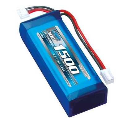 Batería LiPo SP LRP VTEC Expert Line de 1500 mAh, 2S1P, 7,4 V y 30 C, 430047