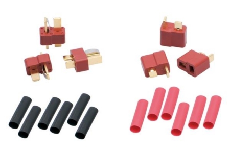 Conectores de batería LRP Deans (3xF, 3xM), 65831