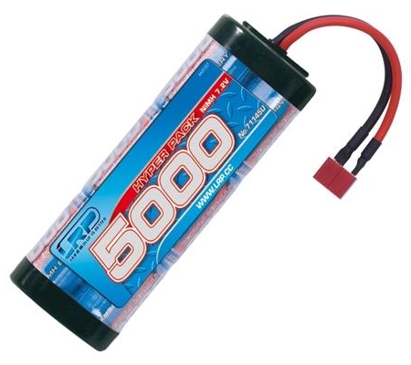 LRP Hyper Pack 5000 - Batería de NiMH de 6 celdas, 7,2 V, 71145U