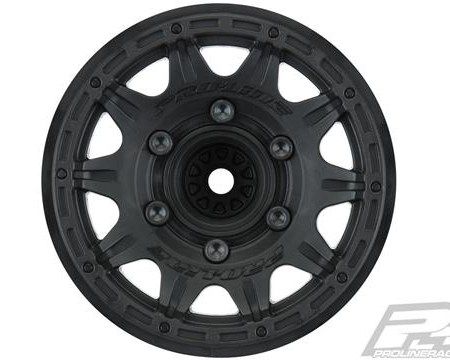 Ruedas hexagonales desmontables Raid de 2,8" negras, 6 x 30, delanteras y traseras (PRO277403)