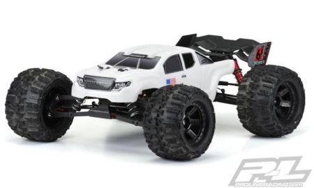 Armadura Brute Bash precortada (blanca) para ARRMA Kraton (PRO352115)