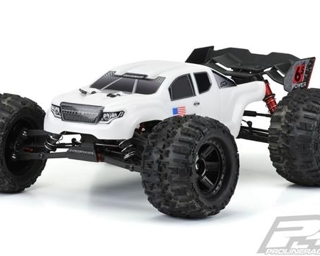 Armadura Brute Bash precortada (blanca) para ARRMA Kraton (PRO352115)