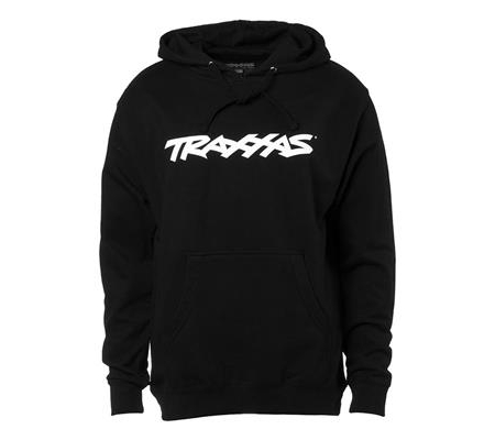 Sudadera con capucha Traxxas negra SM, TRX1370-S