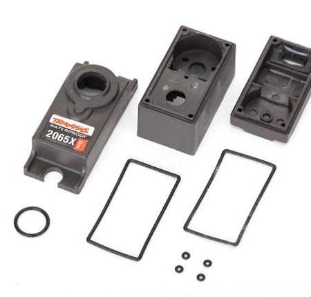 CAJA/JUNTAS DE SERVO (PARA 2065X METAL GEAR, IMPERMEABLE, SERVO SUB-MICRO), TRX2063X