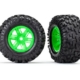 Neumáticos y ruedas, ensamblados, pegados (ruedas verdes X-Maxx, neumáticos Maxx AT, inserto de espuma, TRX7772G)