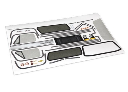 Hoja de calcas, Chevrolet Blazer (1979), TRX8131