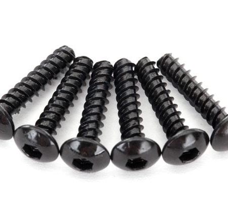 Tornillos autorroscantes de cabeza abombada de 2,6 x 12 mm (6 unidades), TRX8299