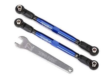 Eslabones de puntera delanteros, Unlimited Desert Racer (TUBOS anodizados en azul, aluminio 7075-T6, TRX8547X