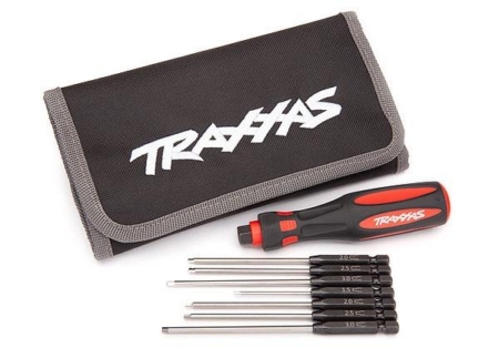 Juego maestro de brocas Traxxas Speed ​​Bit, destornillador hexagonal, 7 piezas con extremo recto y esférico, incluye TRX8711
