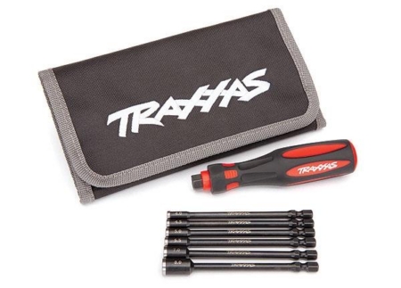 Juego de brocas Traxxas Speed ​​Bit Master, destornillador de tuercas, 6 piezas, incluye mango premium (medi, TRX8719)