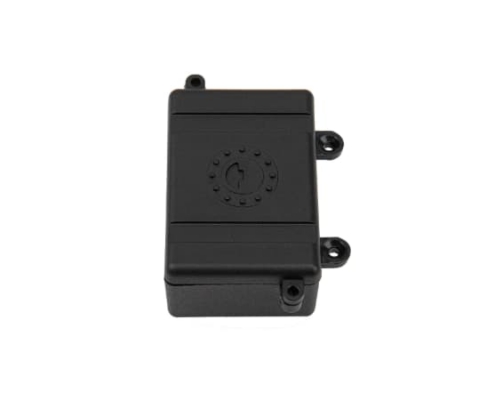 Caja receptor negra para coches 1/10