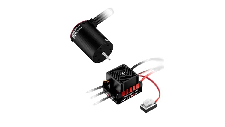 Hobbywing Combo WP10BL60 G2 3652SL 3250kV G2 sin sensores 1/10 HW38020396