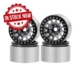 Llantas aluminio Beadlock Gris/Negro 1.9" Crawler (4pcs)
