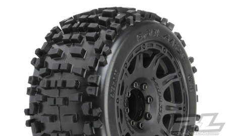 Ruedas Badlands MTD Raid de 3,8" 8x32, 17 mm, delanteras y traseras (PRO117810)
