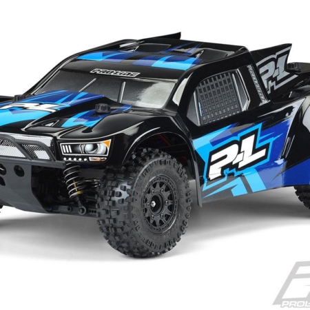 Carrocería Flo-Tek Fusion Tough-Color (negra) precortada para PRO-Fusion SC 4x4, Slash 2wd, Slash 4x4, SC6.1, 22SCT y SCTE (PRO345818)