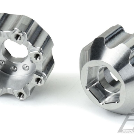 Adaptadores hexagonales de aluminio de 8 x 32 a 17 mm con desplazamiento de 1/2" (PRO635300)