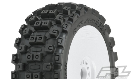 Badlands MX M2 1:8 Buggy MTD Ruedas blancas delanteras y traseras (PRO906731)