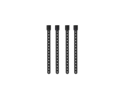Postes de carrocería plástico para 1/10 negro (4pcs)