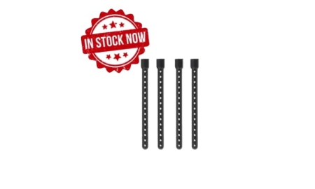 Postes de carrocería plástico para 1/10 negro (4pcs)