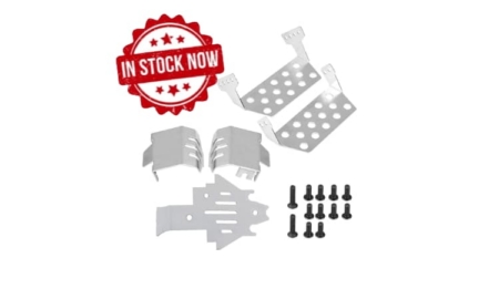 Protectores de acero para Chasis Traxxas TRX4 (5pcs)