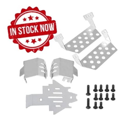 Protectores de acero para Chasis Traxxas TRX4 (5pcs)