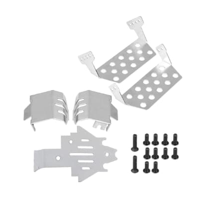 Protectores de acero para Chasis Traxxas TRX4 (5pcs)
