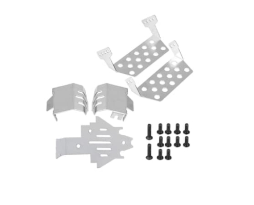 Protectores de acero para Chasis Traxxas TRX4 (5pcs)