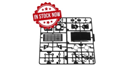 Detalles de luces y parrilla del Land Rover Defender D90 RC4WD 2015 ZB0232