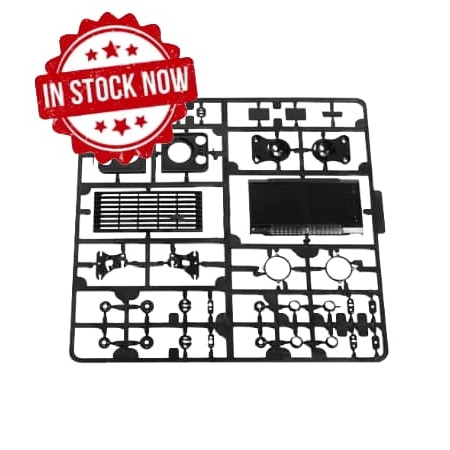 Detalles de luces y parrilla del Land Rover Defender D90 RC4WD 2015 ZB0232