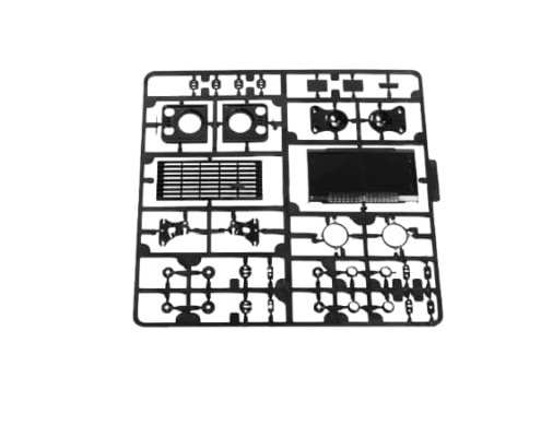 Detalles de luces y parrilla del Land Rover Defender D90 RC4WD 2015 ZB0232