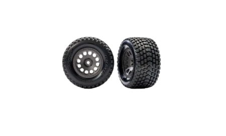 Ruedas traseras Traxxas Mini XRT con neumáticos Gravix, Gris (2pcs) TRX10775-GRAY
