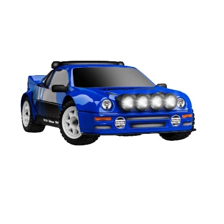Traxxas Mini Rally VXL Ford RS200 incluye batería y cargador USB Azul TRX108046-1-BLUE