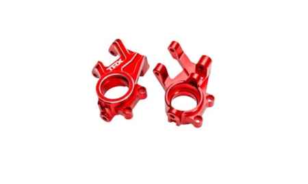Bloques de dirección Traxxas Funco aluminio 6061-T6 (anodizado rojo) (2pcs) TRX10936-RED