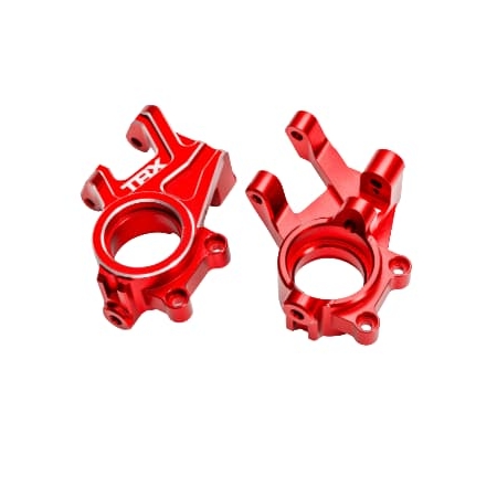 Bloques de dirección Traxxas Funco aluminio 6061-T6 (anodizado rojo) (2pcs) TRX10936-RED
