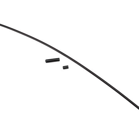 Antena, tubo, negra (1)/ tapa de antena de vinilo (1)/ retenedor de cable (1)