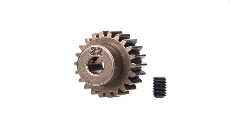 Piñón Traxxas de 22 dientes (paso 48) eje de 3mm TRX2422