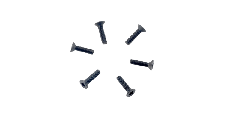 Tornillos Traxxas avellanado de 2,5x10mm (hexagonal) (6pcs) TRX2523