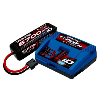 Cargador Traxxas con batería 4S 6700mah TRX2998