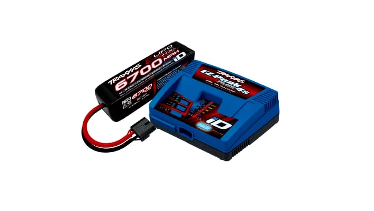 Cargador Traxxas con batería 4S 6700mah TRX2998