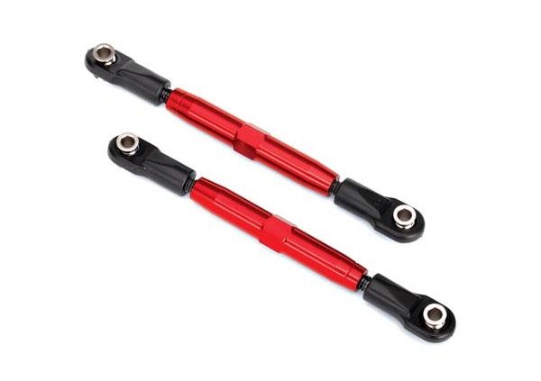Enlaces de inclinación Traxxas traseros (anodizados en rojo, aluminio 7075-T6) TRX3644R