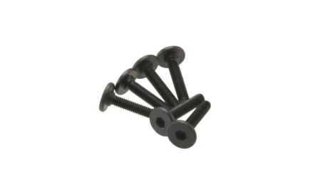 Tornillos Traxxas cabeza plana de 3x15mm (hexagonal) (6pcs) TRX3646