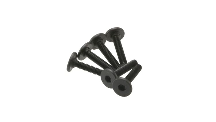 Tornillos Traxxas cabeza plana de 3x15mm (hexagonal) (6pcs) TRX3646