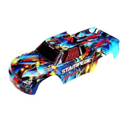 Carrocería Traxxas Stampede, Rock n' Roll pintada TRX3648