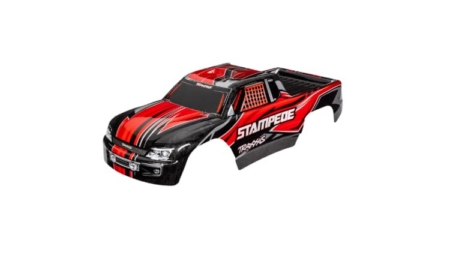 Carrocería Traxxas Stampede Rojo (pintada) TRX3651