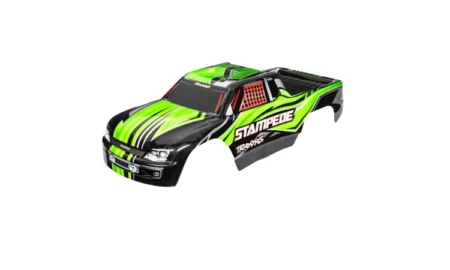 Carrocería Traxxas Stampede Verde (pintada) TRX3651G