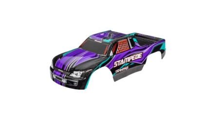 Carrocería Traxxas Stampede Violeta (pintada) TRX3651P