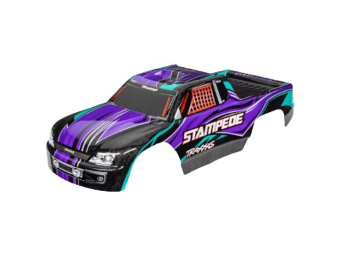 Carrocería Traxxas Stampede Violeta (pintada) TRX3651P