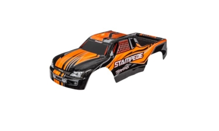 Carrocería Traxxas Stampede Naranja (pintada) TRX3651T